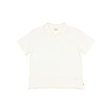 Buho Kid Pocket Polo ~ White