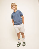 Buho Kid Pocket Polo ~ Navy