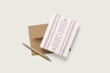 re:mused studio - Je t'adore A2 Greeting Card