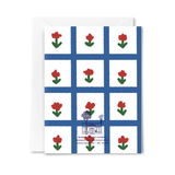 Studio Conroy - Floral Gingham Everyday Card