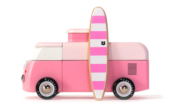 Candylab Toys - VW Beach Bus Pink