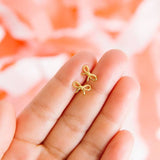 Pip Pop Post - Bow: Gold / Pair