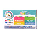 OOLY - Rainbow Sparkle Metallic Watercolor Gel Crayons - Set of 12