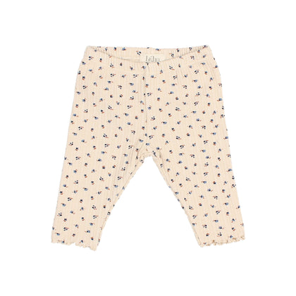 Buho Baby Fall Rib Legging ~ Ivory