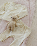 Quincy Mae - Modal Sleeping Bag Pink Blossom: 0-6M