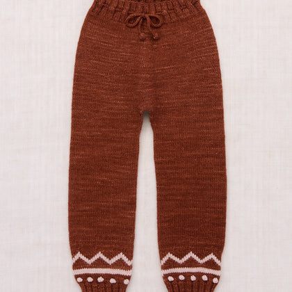 Misha & Puff Zig Zag Snowy Day Legging ~ Cedar
