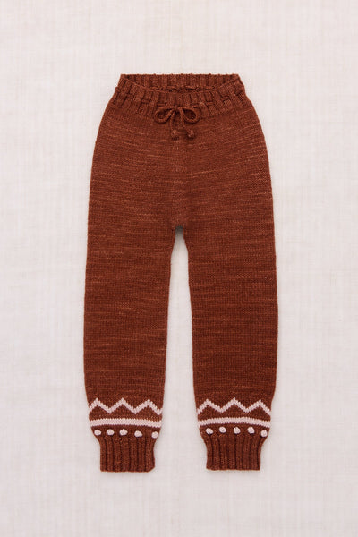 Misha & Puff Zig Zag Snowy Day Legging ~ Cedar