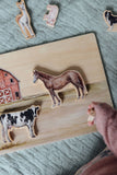 Paige Tate & Co. - Farm Animals Wooden Puzzle: A Tabitha Paige Puzzle