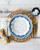 My Mind’s Eye - BTL1140 - 8" Bunny Toile Plates