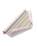 re:mused studio - Brasserie Gift Wrap Sheet – Double Sided: Roll of 3 Sheets