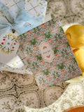re:mused studio - Parrot Tulips Thank You-Blue A2 Greeting Card
