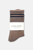 Le Bon Shoppe - Boyfriend Socks (wholesale): Clay