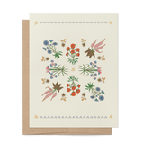 re:mused studio - Millefleurs A2 Greeting Card: Single