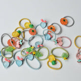 Tangle Shiny Stars - Fruits and Veg. Mini Elastic Bands 24pcs