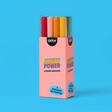 OMY - 12 BRUSH POWER ACRYLIC MARKERS