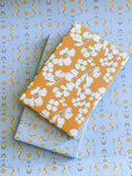 re:mused studio - California Poppy Gift Wrap Sheet-Double Sided: Roll of 3 Sheets