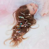 Meri Meri - Glitter Rainbow Hair Clips