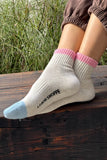 Le Bon Shoppe - Color Block Girlfriend Socks : Black Coffee
