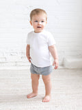 Colored Organics - Organic Baby and Kids Classic Crew Neck Tee - White