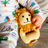 Estella - Organic Baby Toys - Newborn Rattles | Lion (Machine Washable