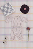 Bebe Organic Baby Claire Set ~ Floral Jacquard