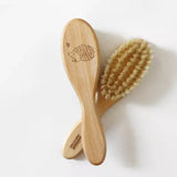 BARNABÉ AIME LE CAFÉ - Baby hairbrush: Bunny