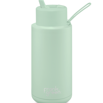 frank green - Ceramic Stainless Steel 34oz Reusable Bottle: Mint Gelato