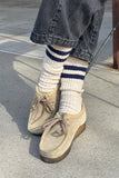 Le Bon Shoppe - Cottage Varsity Socks : Ht.grey Varsity
