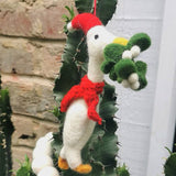 Felt So Good - Handmade Felt Hanging Christmas Quacker