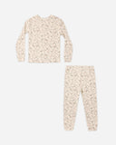 Rylee + Cru Organic Long Sleeve Pajama Set ~ Holly Fleur