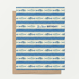 re:mused studio - Sardine Birthday A2 Greeting Card