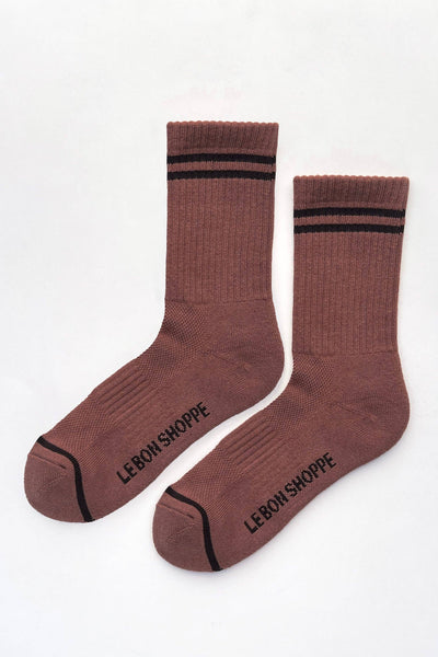 Le Bon Shoppe - Boyfriend Socks (wholesale): Clay