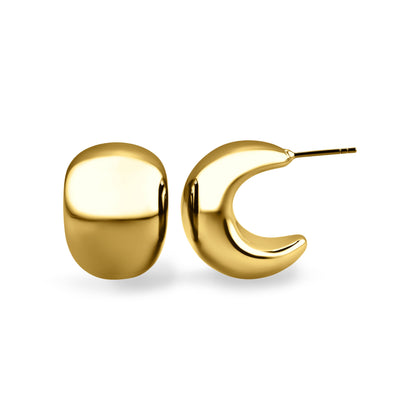CC & Co by Catherine Canino - Chubby Glam Gold Hoops
