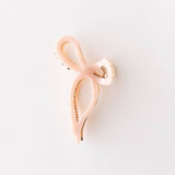 Modern Piggy - Bow Claw Clip: Pearl