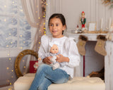 Shine on me Distribution - Alex & Sonia doll - Floral blouse and tights - Paola Reina