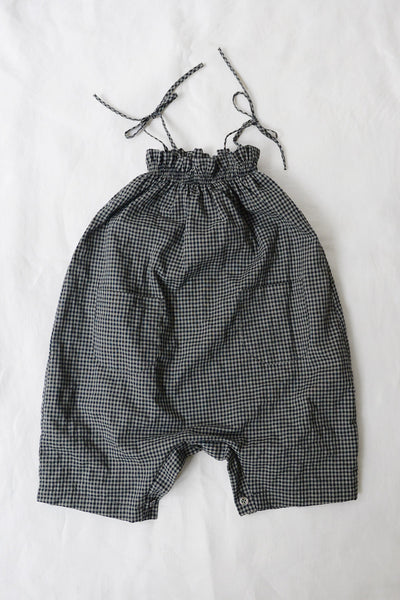 Makie Overall Cleo – Charcoal Gingham Check