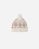 Rylee & Cru Beanie Flower Fair Isle