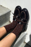 Le Bon Shoppe - Polka Dot Sneaker Socks (wholesale): BLUE/NAVY