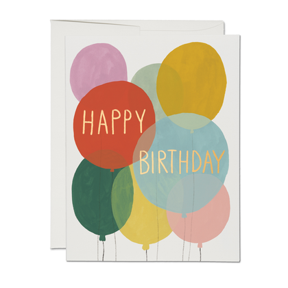 Red Cap Cards - Birthday Balloons birthday greeting card