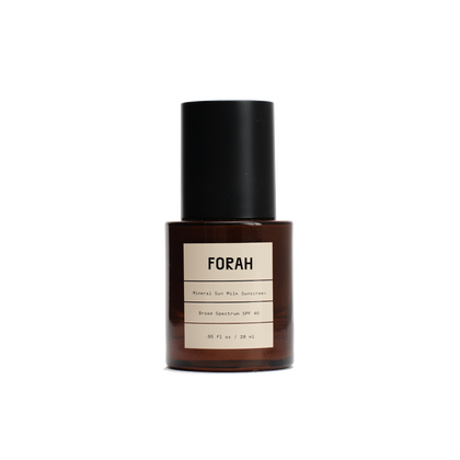 FORAH - Mineral Sun Milk SPF 40: .95oz / 28ml