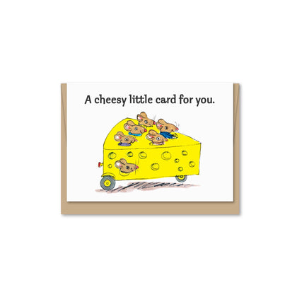 Maginating - Mini Cheesy... | Enclosure-sized Everyday Greeting Card