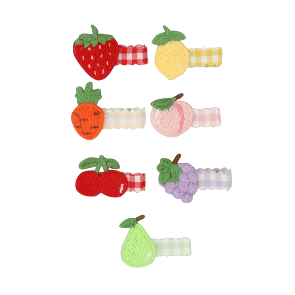 Bows Arts - Fruit Picnic Plaid Clip by Style: Strawberry