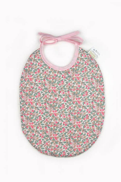 BARNABÉ AIME LE CAFÉ - Liberty® English Floral Baby Bib: Nina