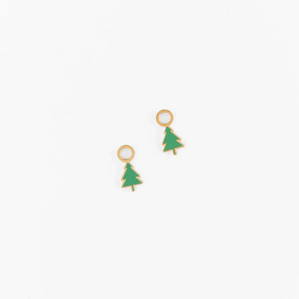 Pip Pop Post - Christmas Tree Charm: Pair