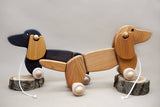 BAJO Dachshund Natural Pull Toy