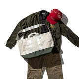 Puebco - Laminated Fabric X Vintage Fabric Bag: 60 x 30