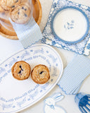 My Mind’s Eye - BLU1220 - Bunny Oval Bamboo Tray