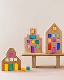 MAISON RUE LLC. - Riley City Blocks & Gems Set: Multicolor / L