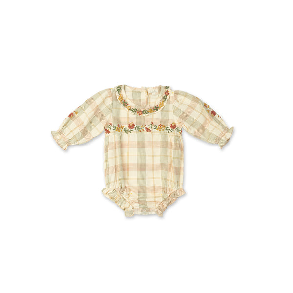 Lali Juniper Romper ~ Harvest Plaid