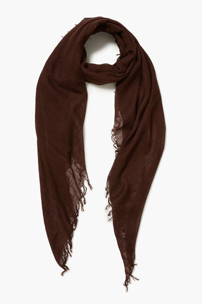 Chan Luu Silk & Cashmere Espresso Scarf